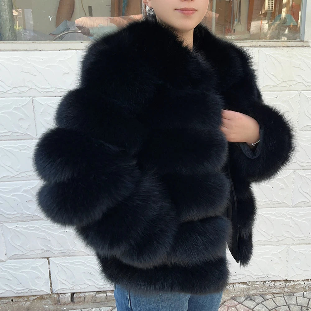 DS QUEEN Fox Fur Coat