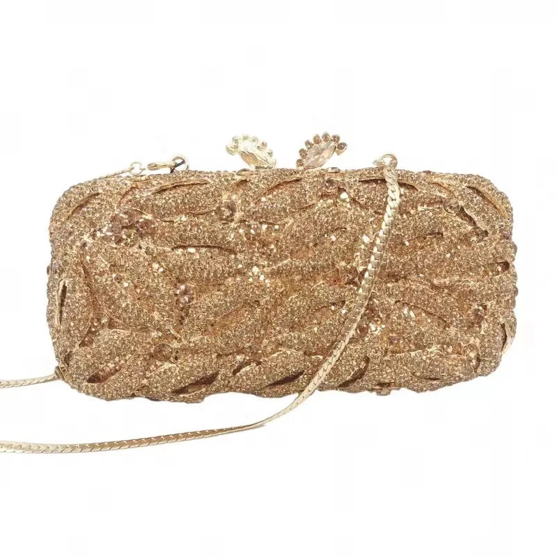 DCDI Kissed Luxury Diamond Studded Evening Clutch Handbag