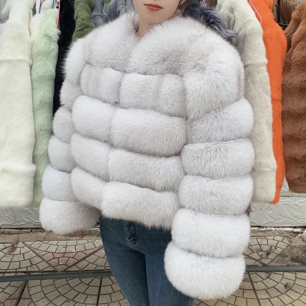 DS QUEEN Fox Fur Coat