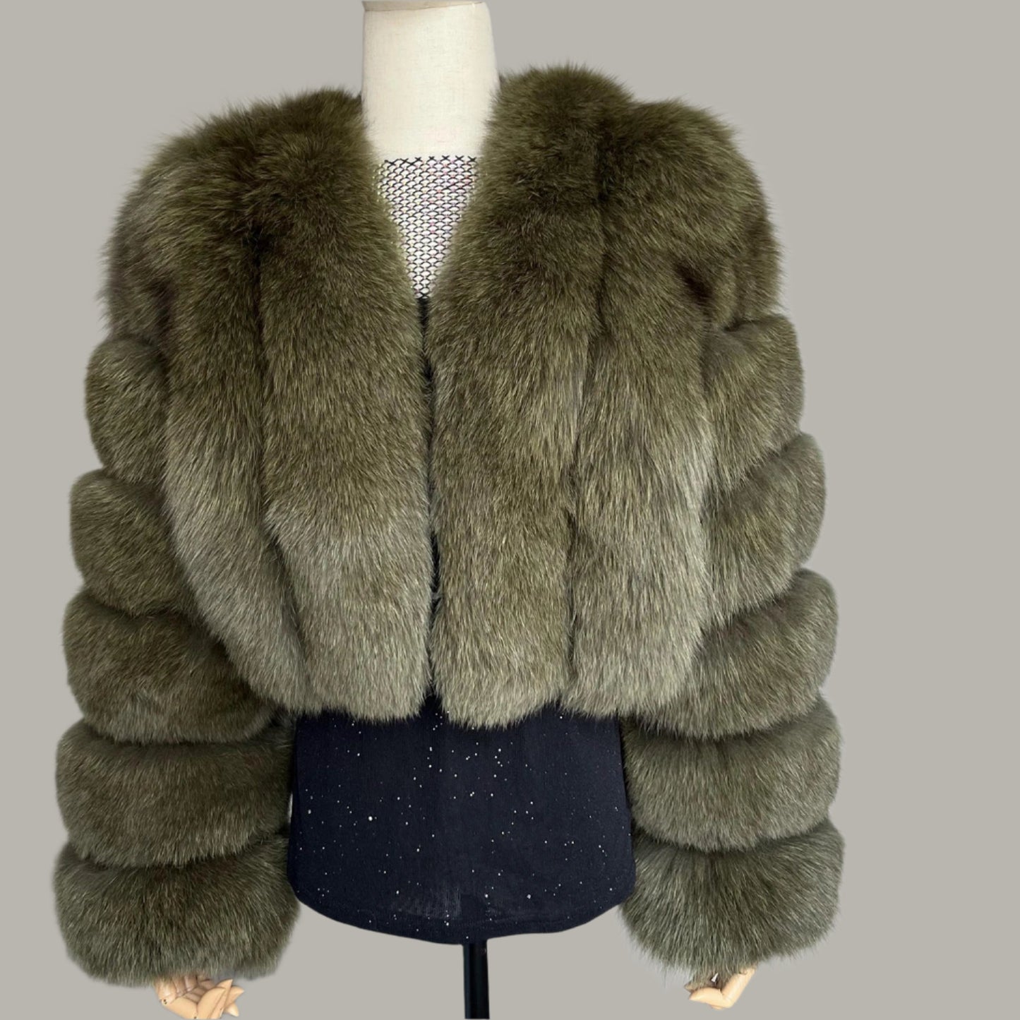 DS Designer 52999 Fox Fur Coat
