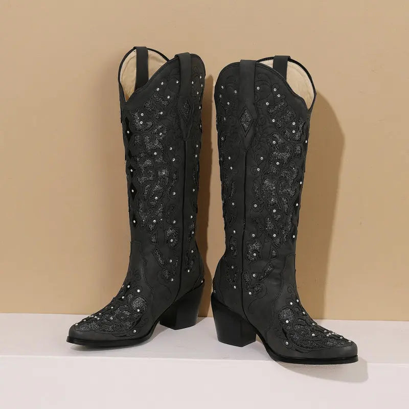 DCDI Glam Up Diva Cowboy Boots