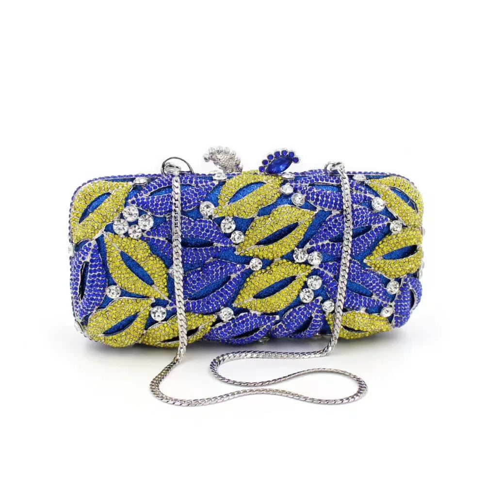 DCDI Kissed Luxury Diamond Studded Evening Clutch Handbag