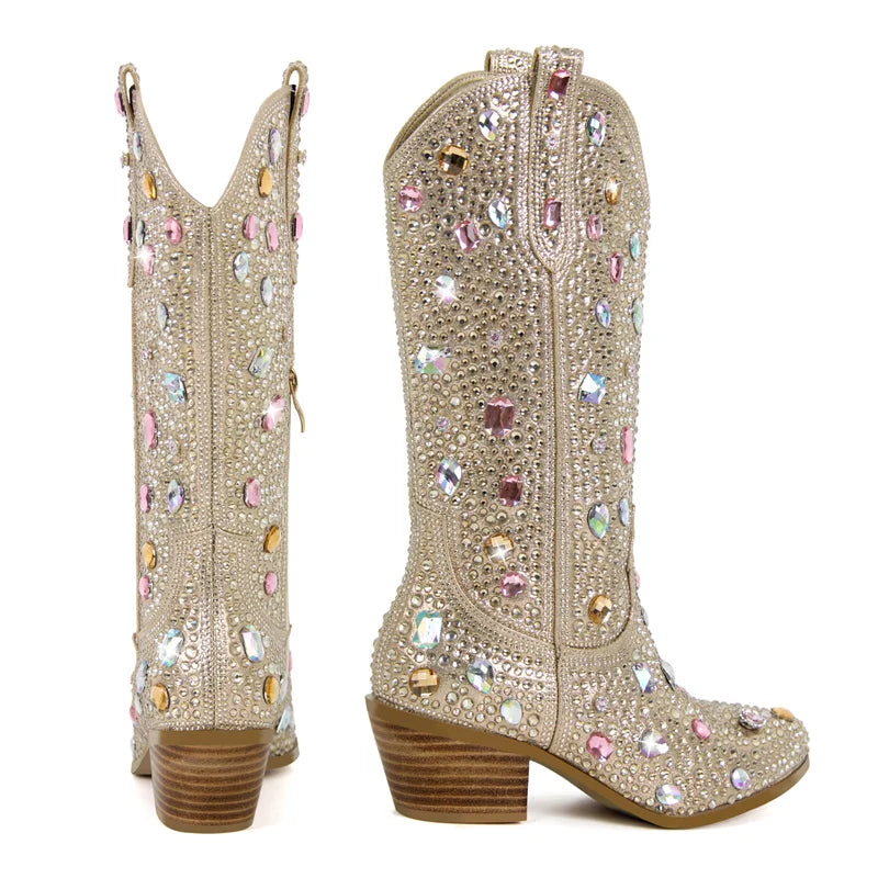 DCDI Prance Diamond Studded CG Boots