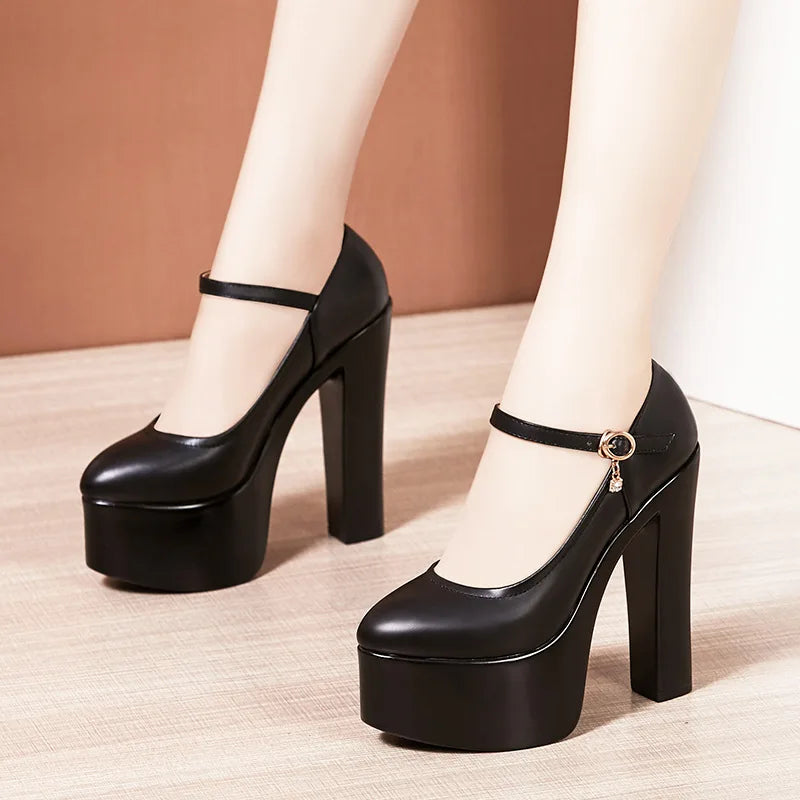 DS Designer Love Locks Classic Platform Maryjane's