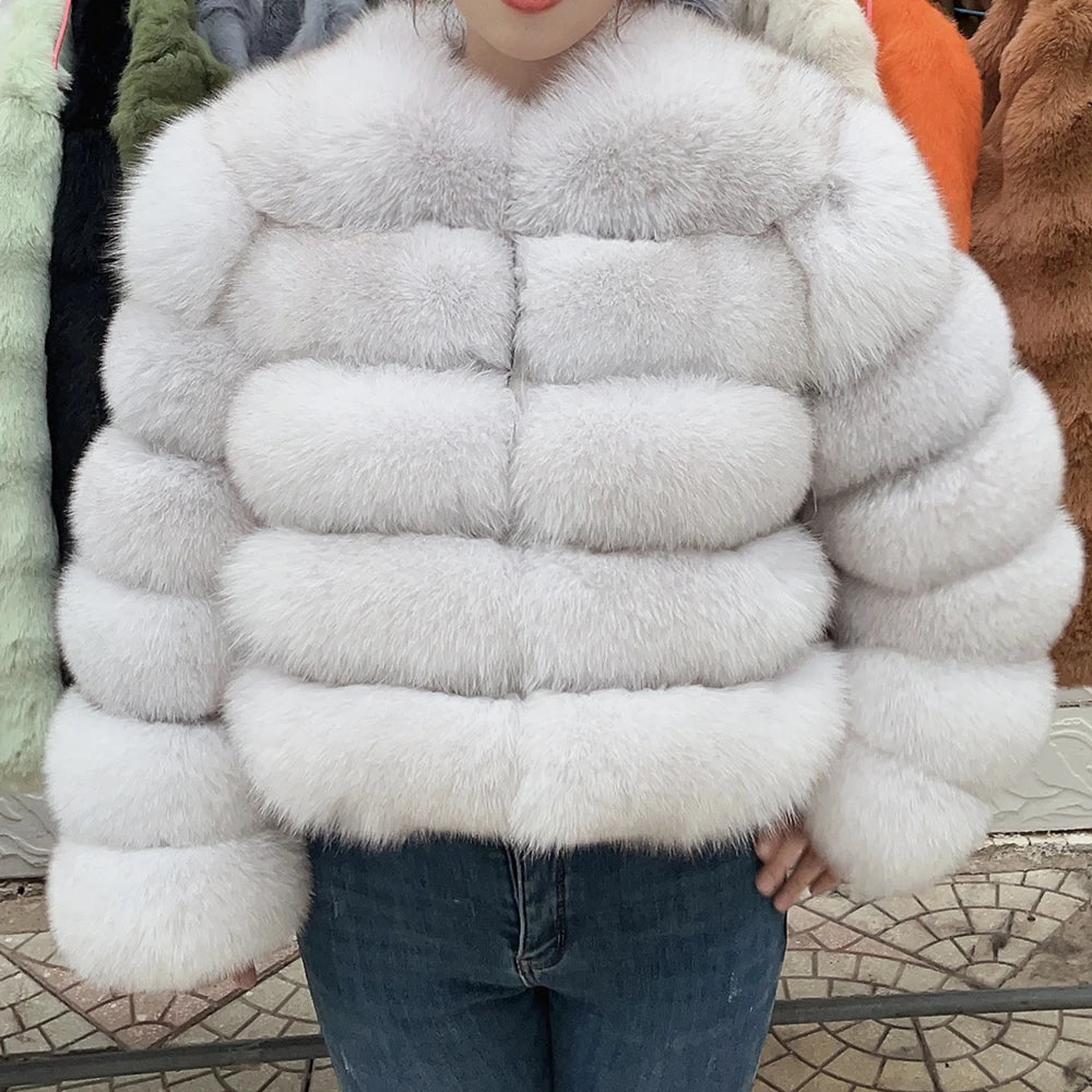 DS QUEEN Fox Fur Coat