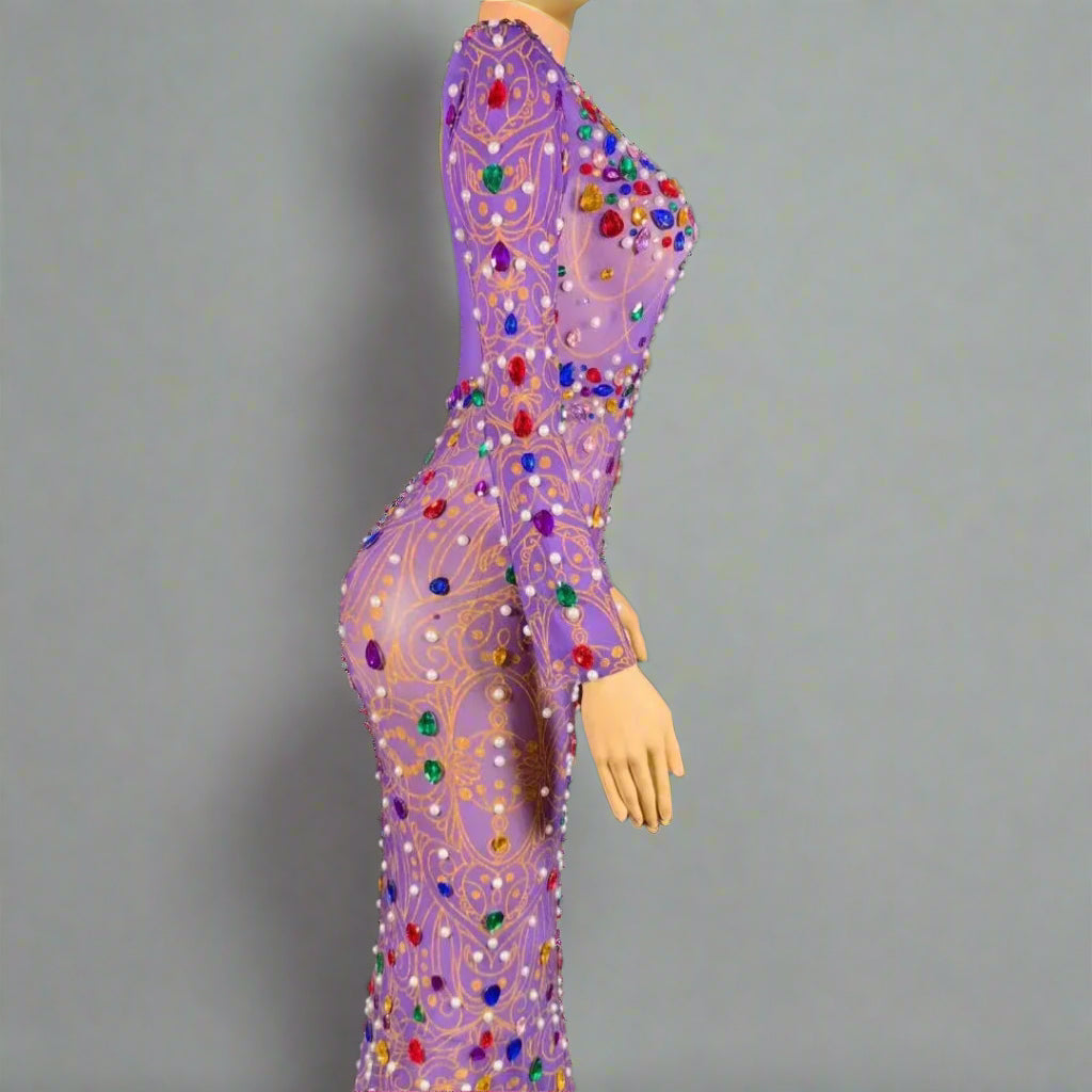 DCDI Empress Luxury Diamond Studded Evening Gown