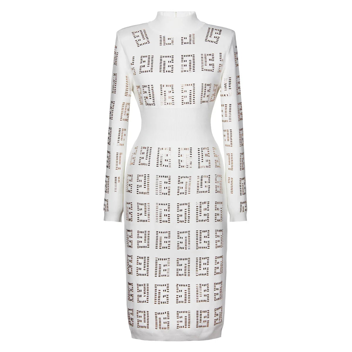 DCDI Amazed Luxury Studded Woven Fitted Dress