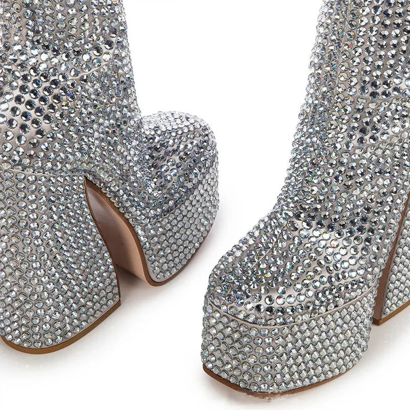 DCDI Diamond Stallion Hoof Ankle Boots