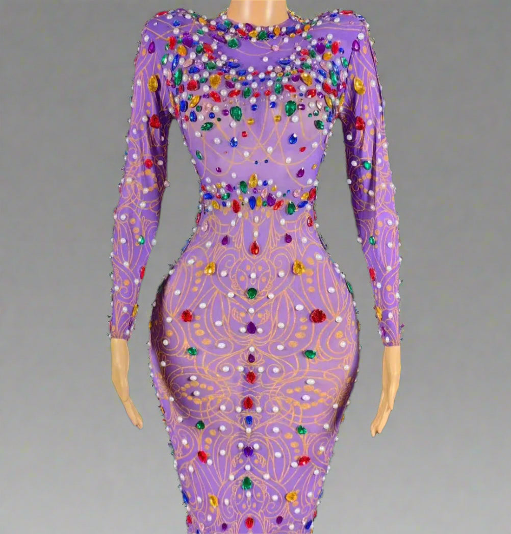 DCDI Empress Luxury Diamond Studded Evening Gown
