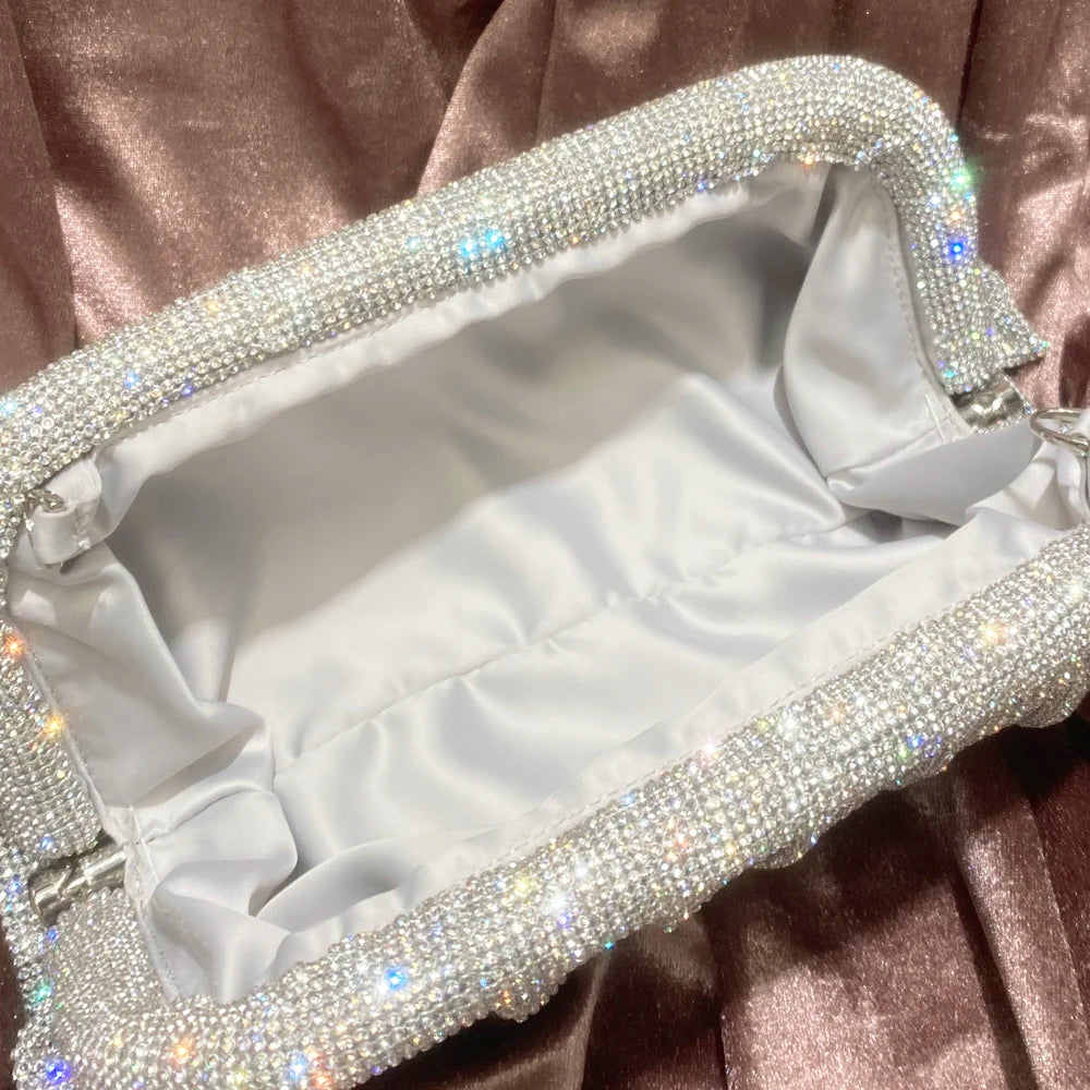 DCDI Heiress Handmade Diamond Studded Luxury Evening Clutch Handbag