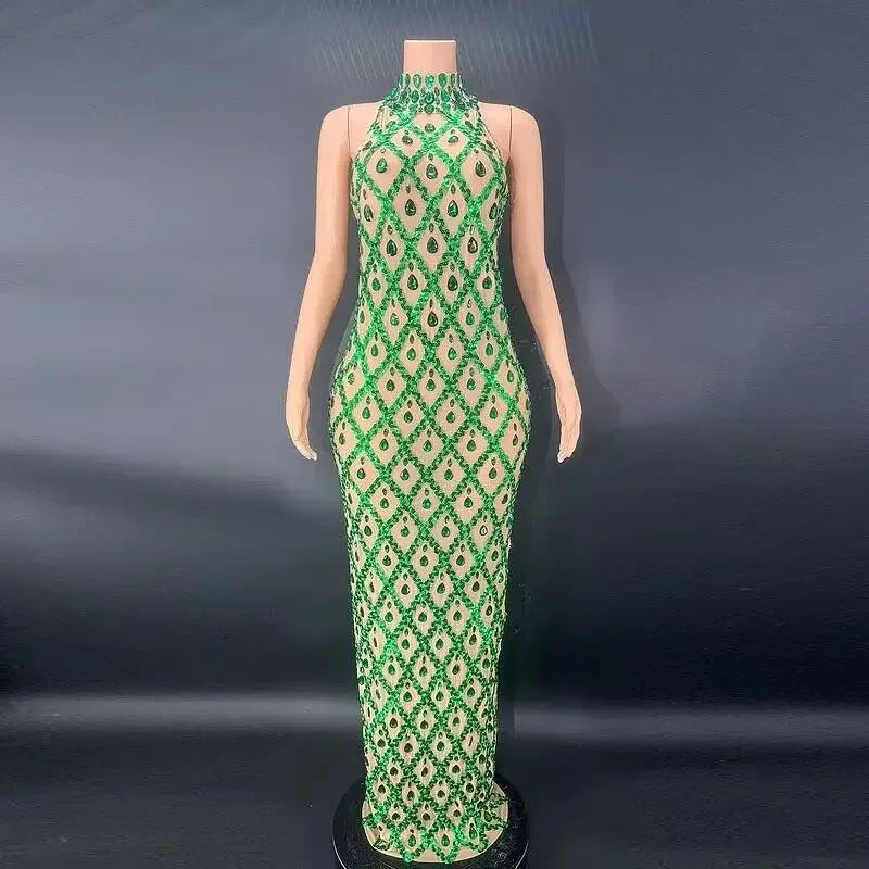 DCDI Angles Luxury Diamond Studded Evening Gown