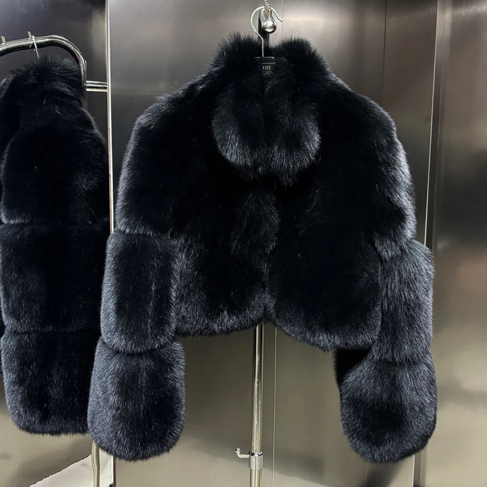 DS Lavish Fox Warm Fur Jacket