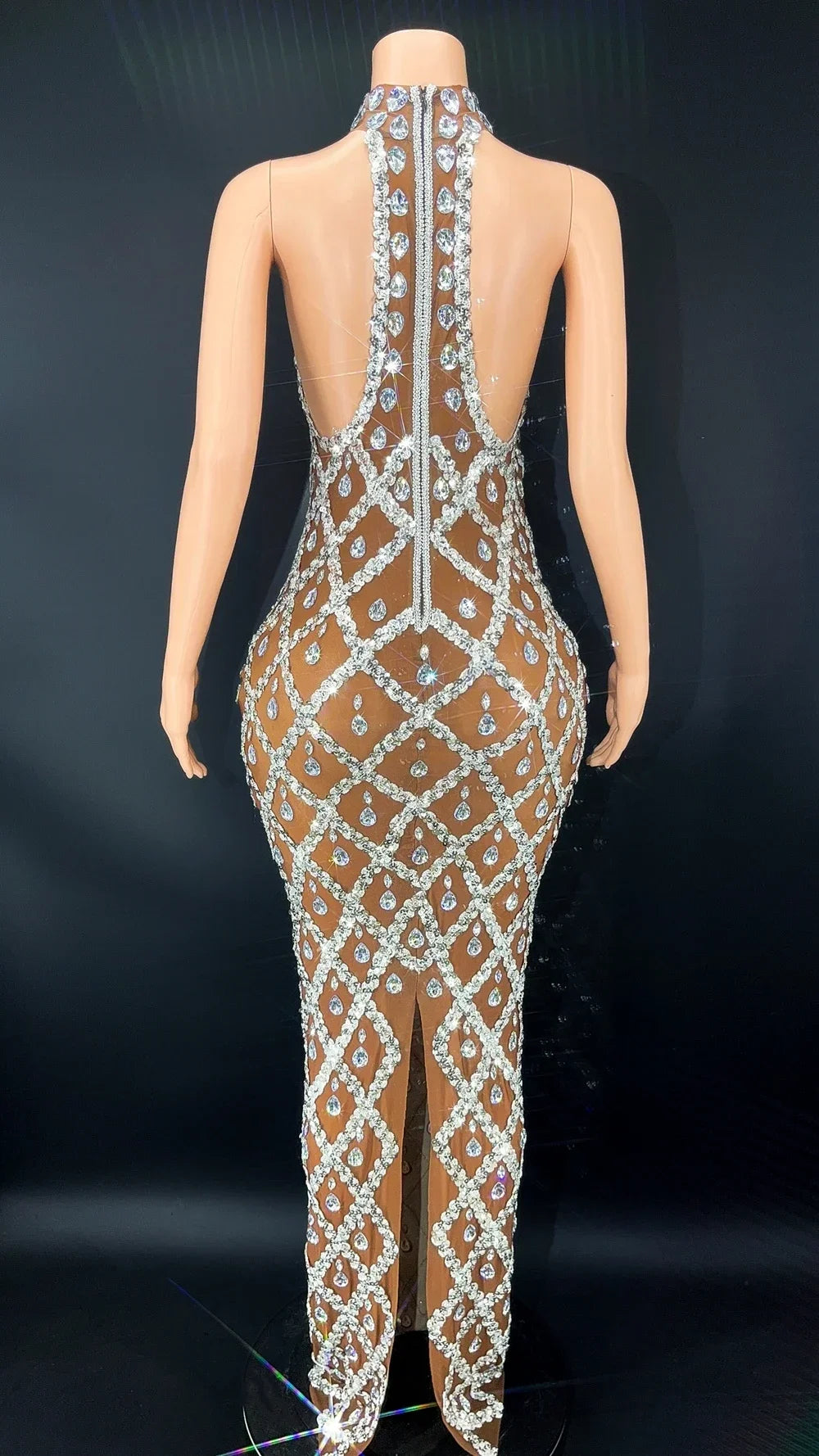 DCDI Angles Luxury Diamond Studded Evening Gown