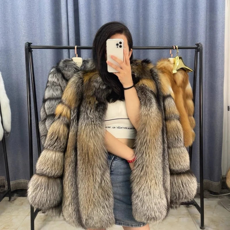 DS Designer Royal 769-25 Fox Fur Coat