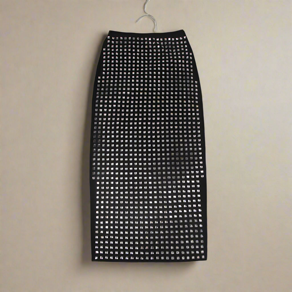 DCDI Studded Floor Length Pencil Skirt