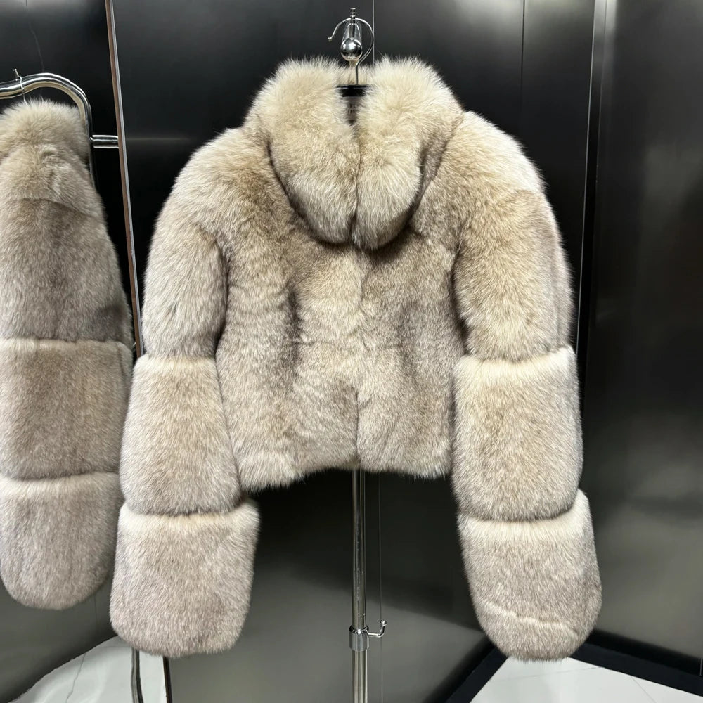 DS Lavish Fox Warm Fur Jacket