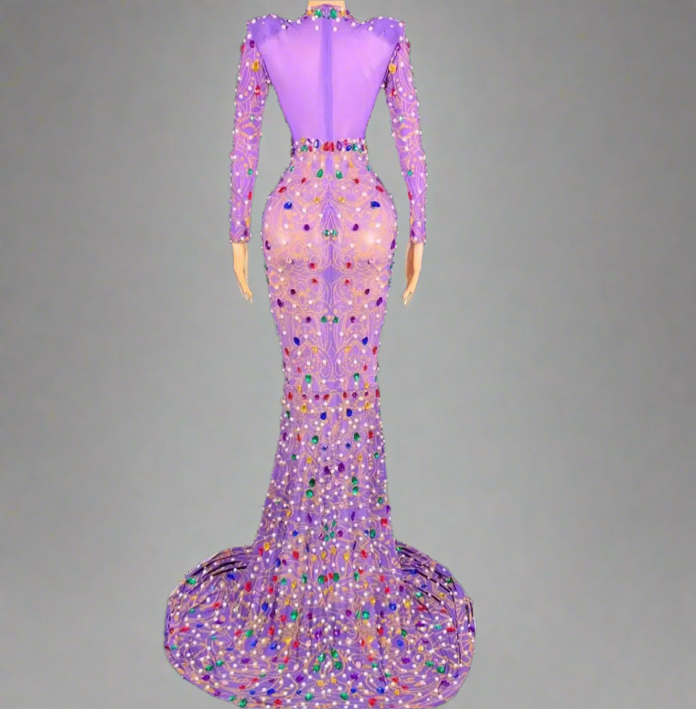 DCDI Empress Luxury Diamond Studded Evening Gown