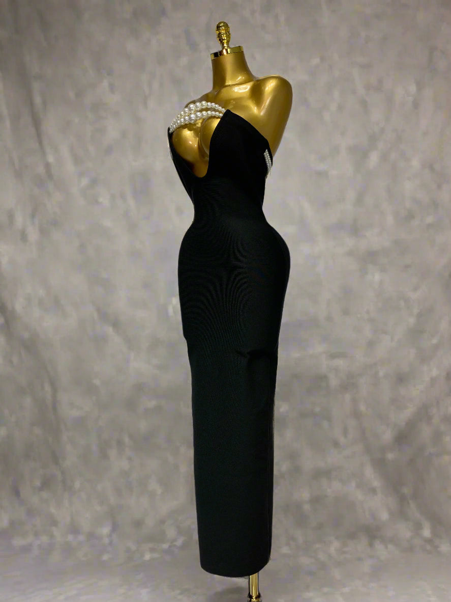 DS Designer 7325 Strapless Evening Gown