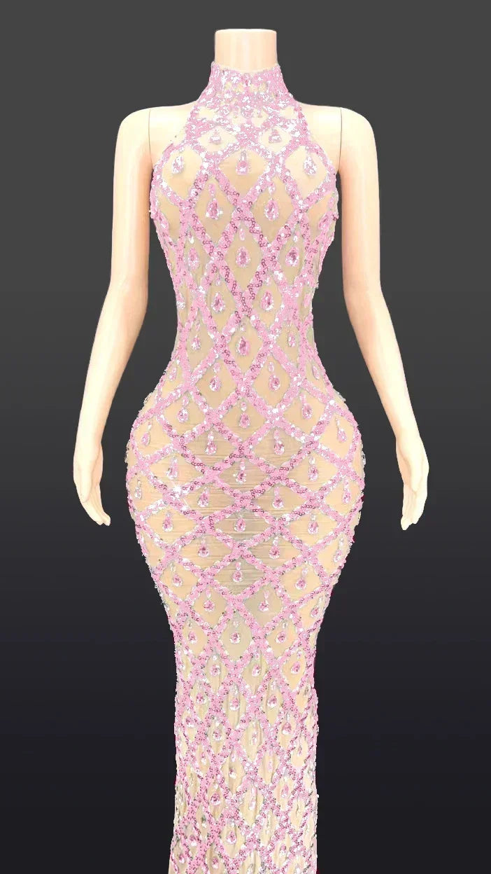 DCDI Angles Luxury Diamond Studded Evening Gown