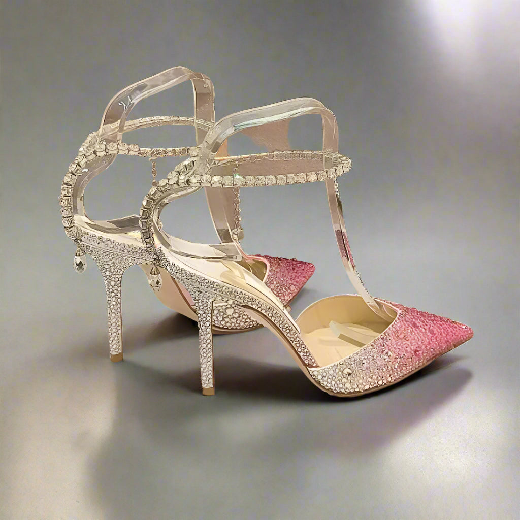 DCDI Diamond Starstruck Open Heel Pumps