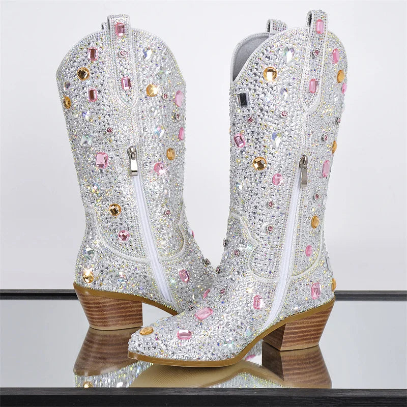 DCDI Prance Diamond Studded CG Boots