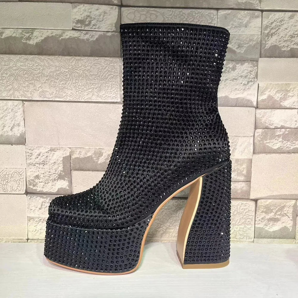 DCDI Diamond Stallion Hoof Ankle Boots