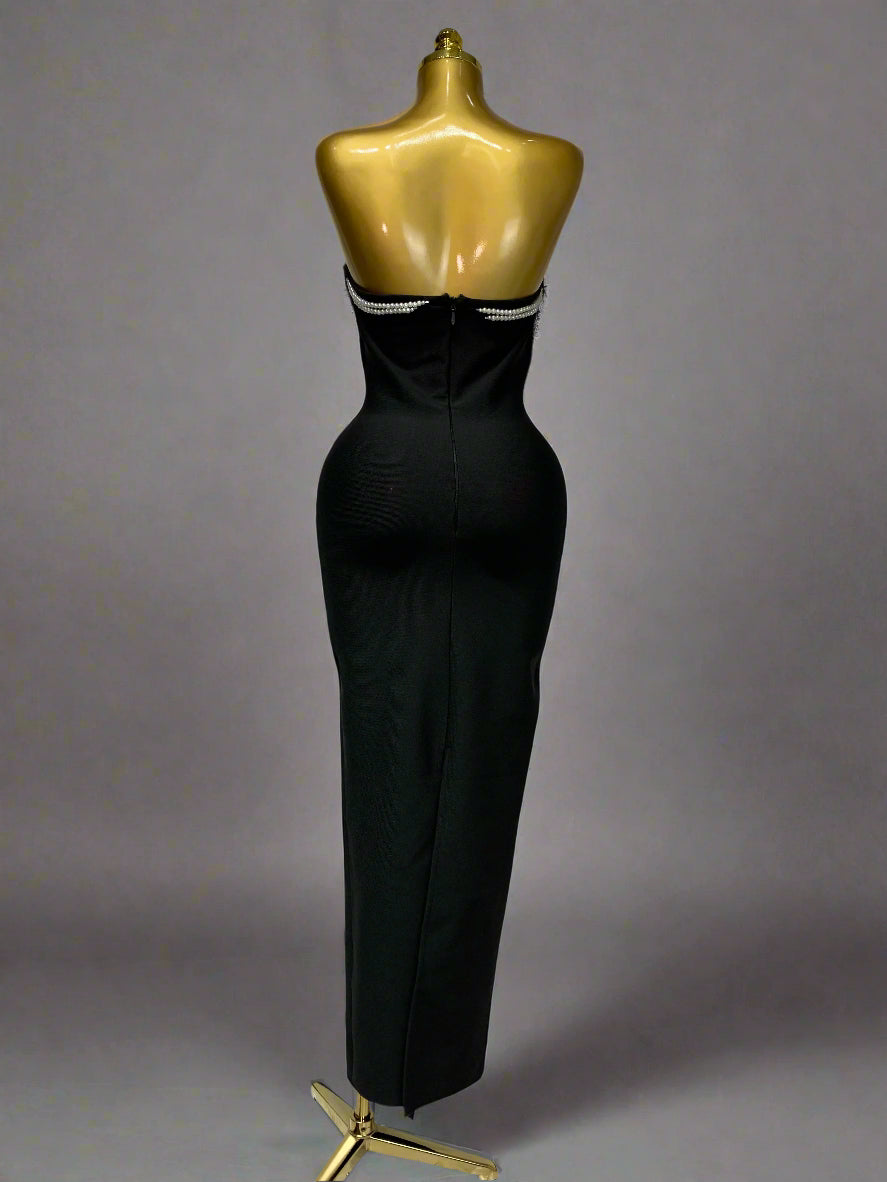 DS Designer 7325 Strapless Evening Gown
