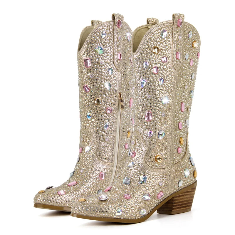 DCDI Prance Diamond Studded CG Boots