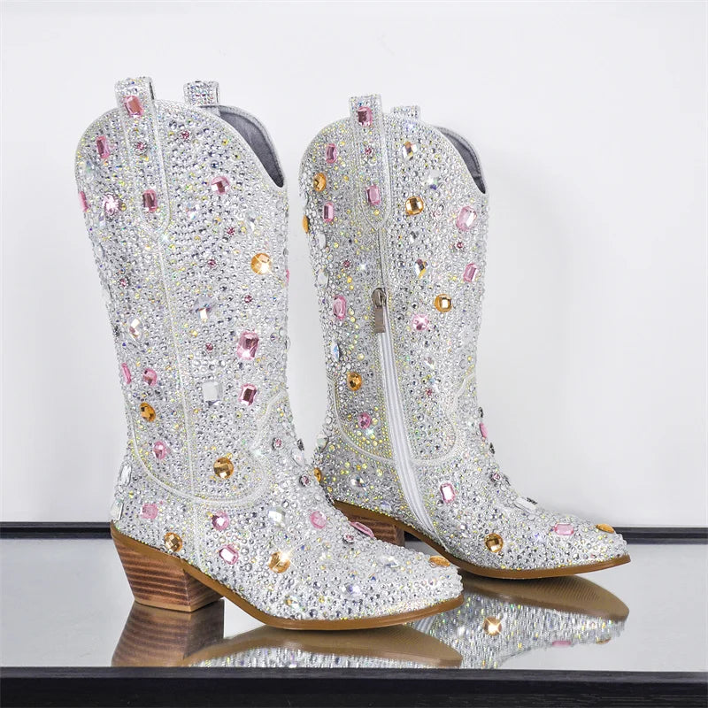 DCDI Prance Diamond Studded CG Boots