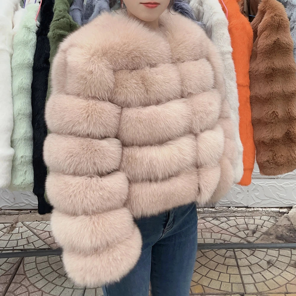 DS QUEEN Fox Fur Coat