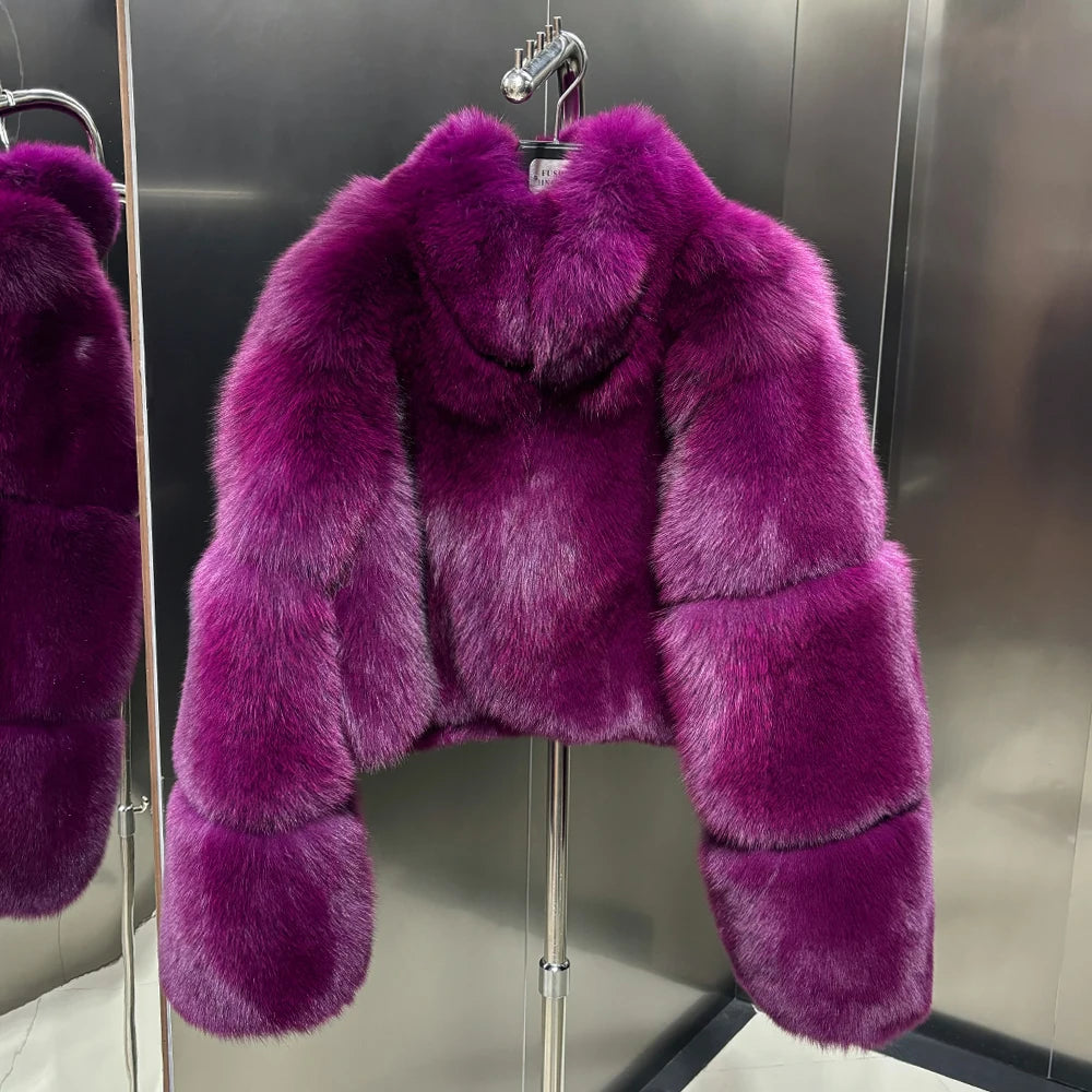 DS Lavish Fox Warm Fur Jacket