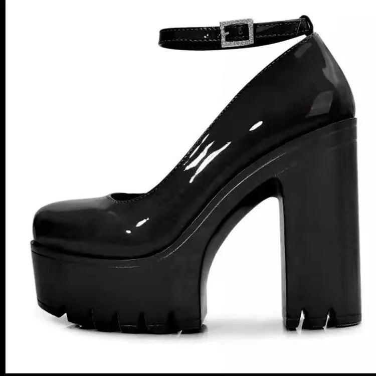 DS Designer Ariah Chunky Heel Platform MaryJane's