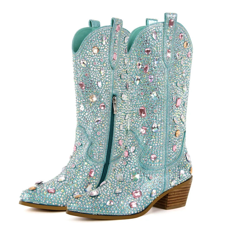 DCDI Prance Diamond Studded CG Boots