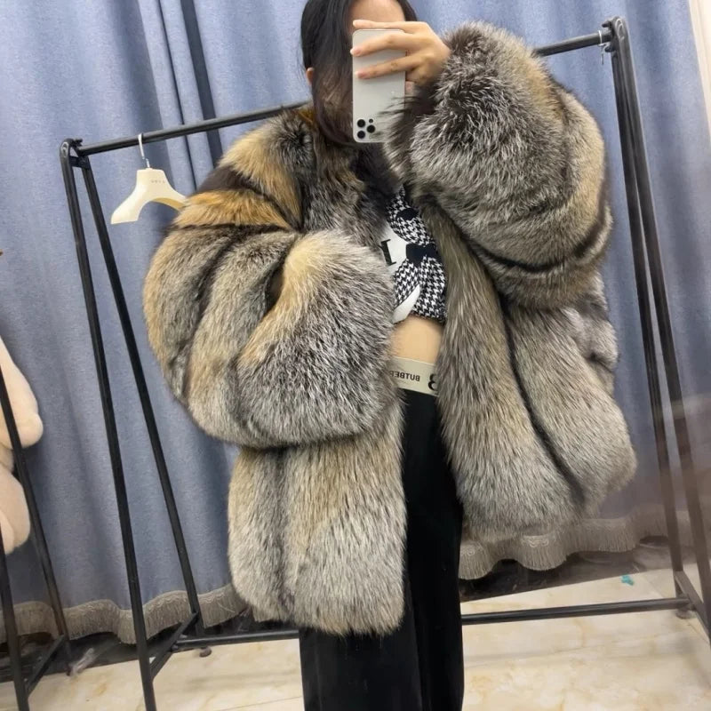 DS Designer Royal 769-25 Fox Fur Coat