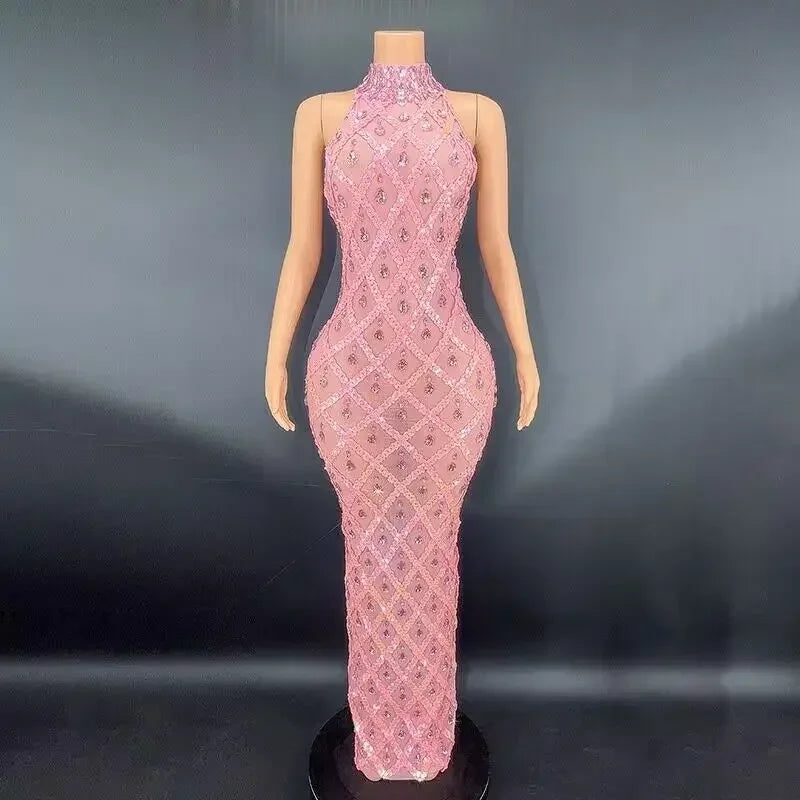 DCDI Angles Luxury Diamond Studded Evening Gown
