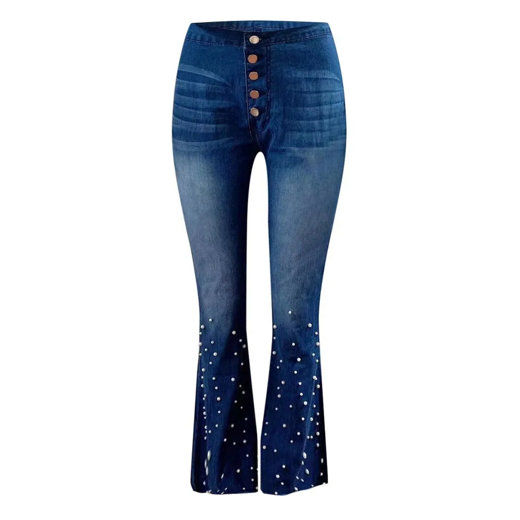 DS Designer 1963-73 Premium Denim Luxury Flare Bell Bottom Jeans