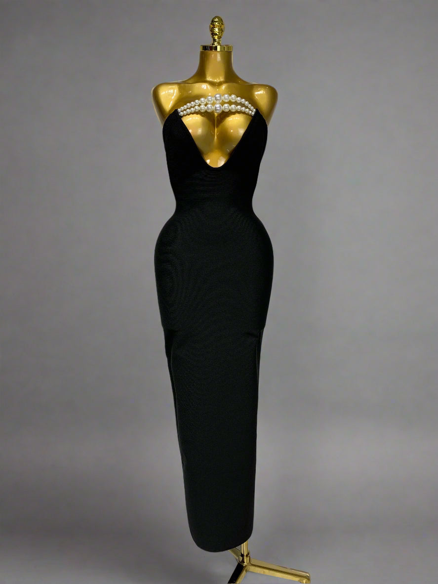 DS Designer 7325 Strapless Evening Gown