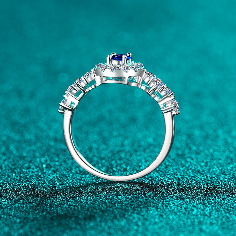 DCDI 925 Sterling Silver Moissanite Ring