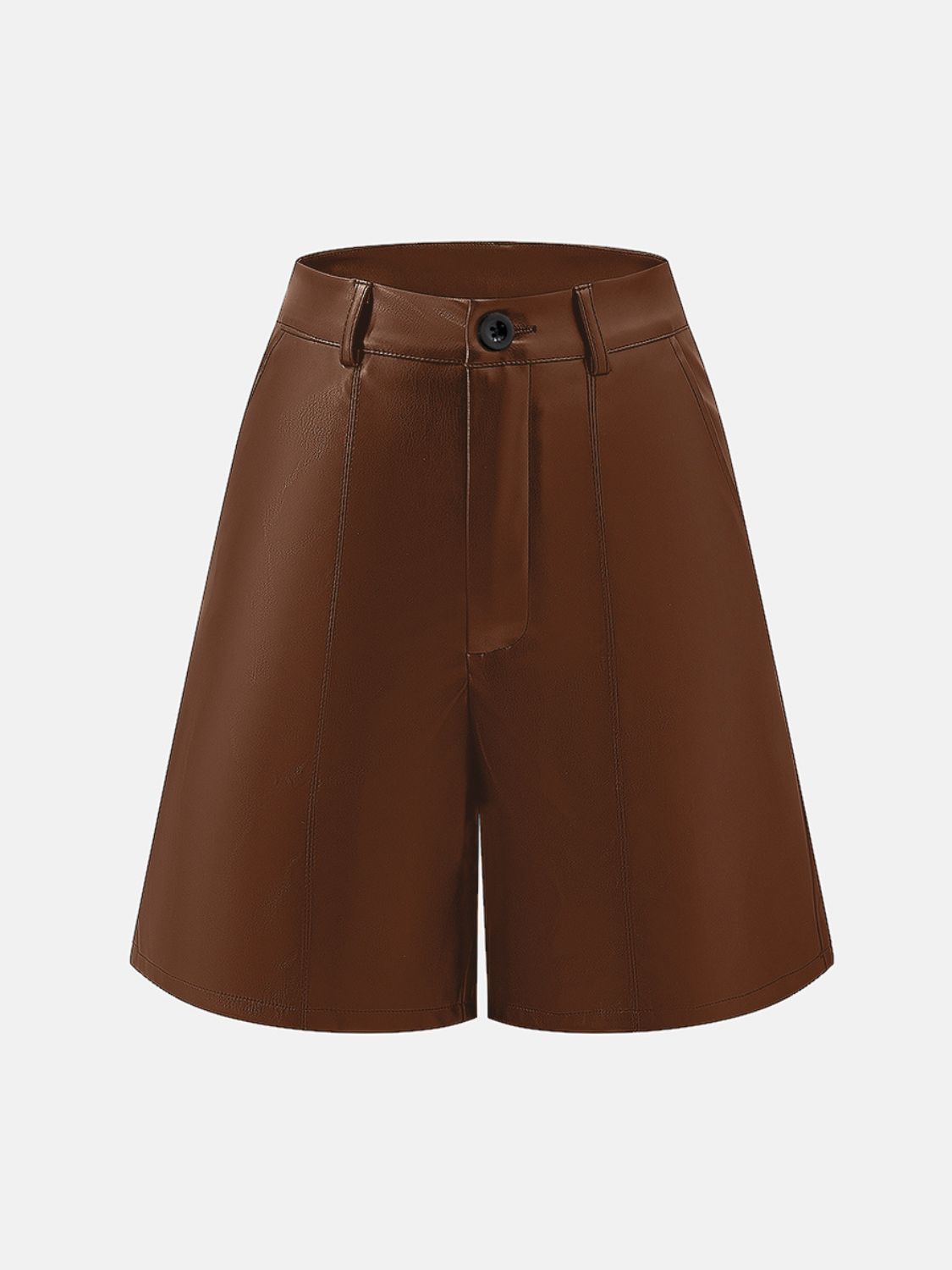 DS Fauxed Leather High Waist Shorts