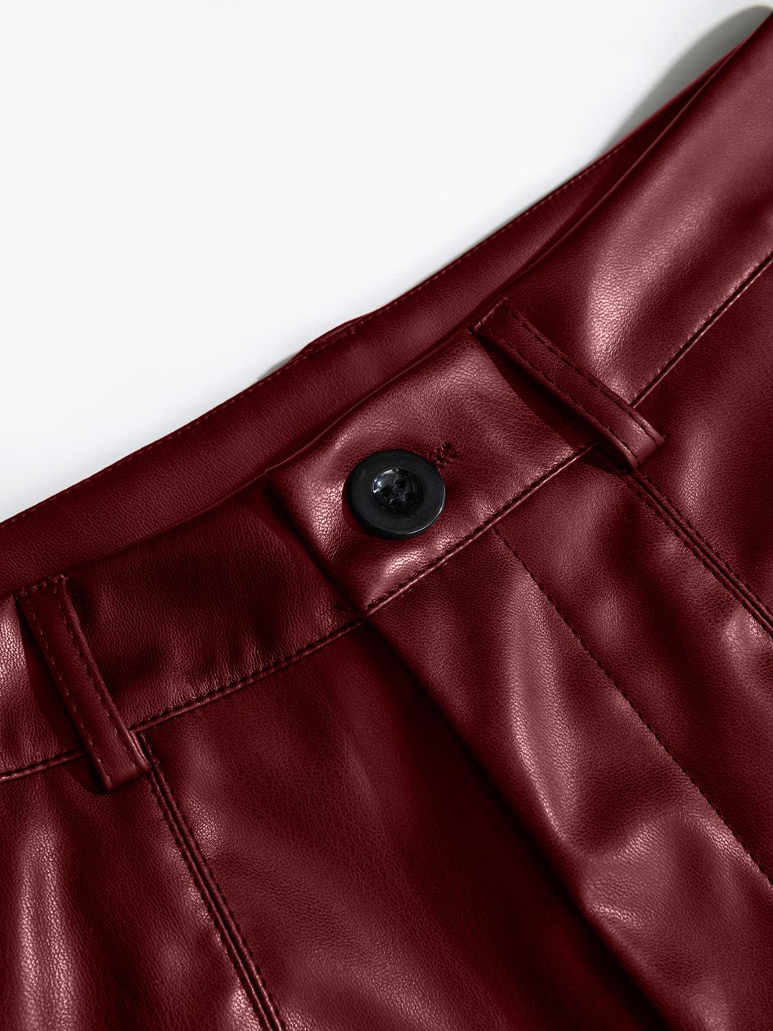 DS Fauxed Leather High Waist Shorts