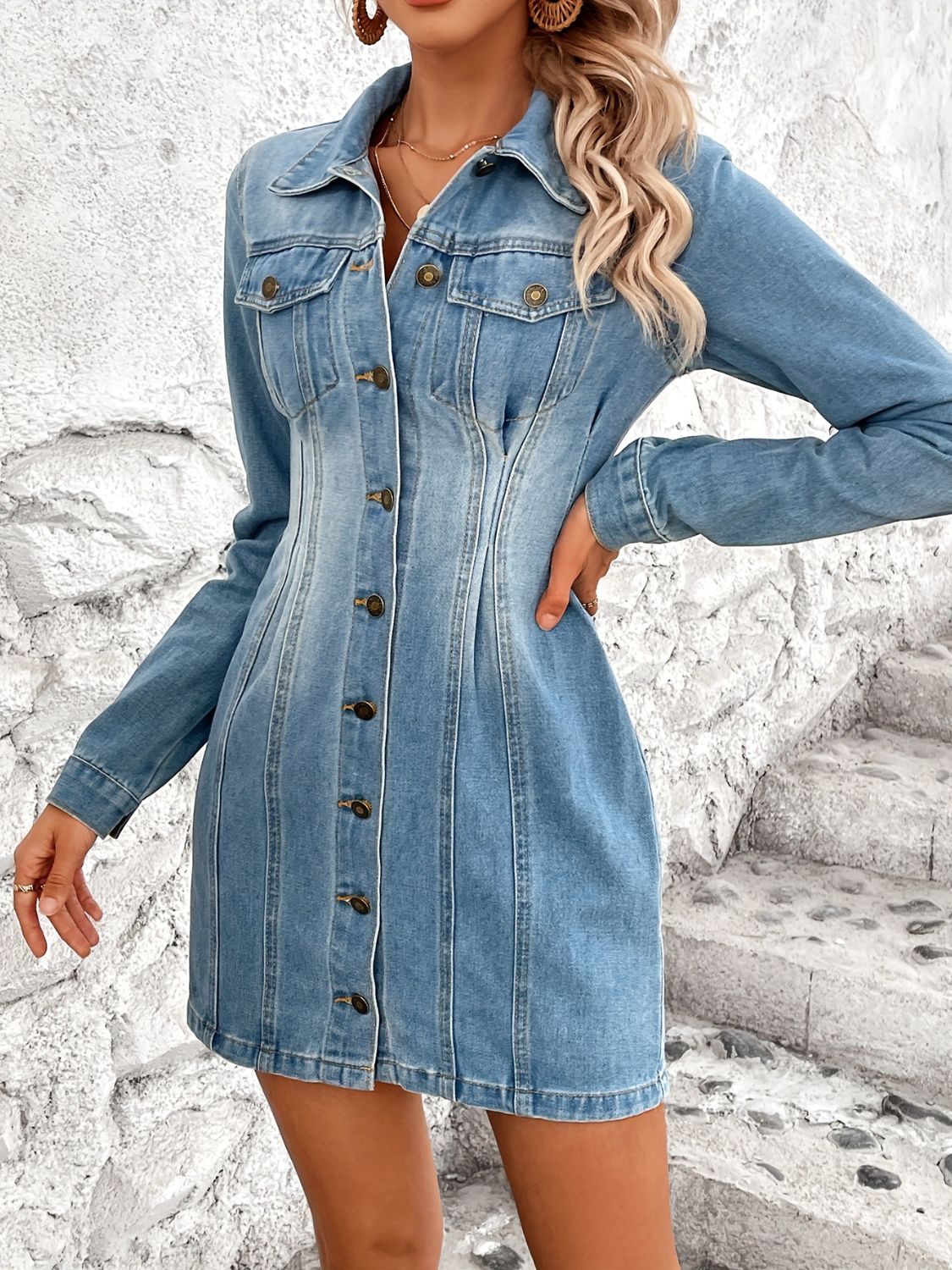DS Designer 288-866 Premium Denim Dress