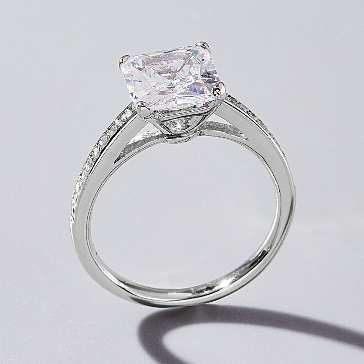DCDI Zealously 925 Sterling Silver Zircon Ring