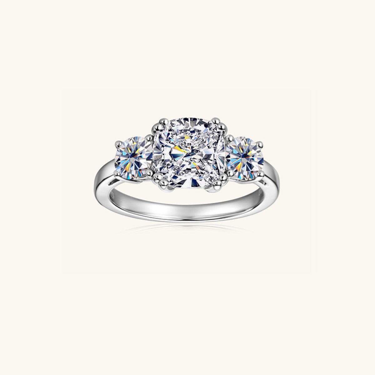DCDI 3.5 Carat VVS1 Moissanite 925SS Ring