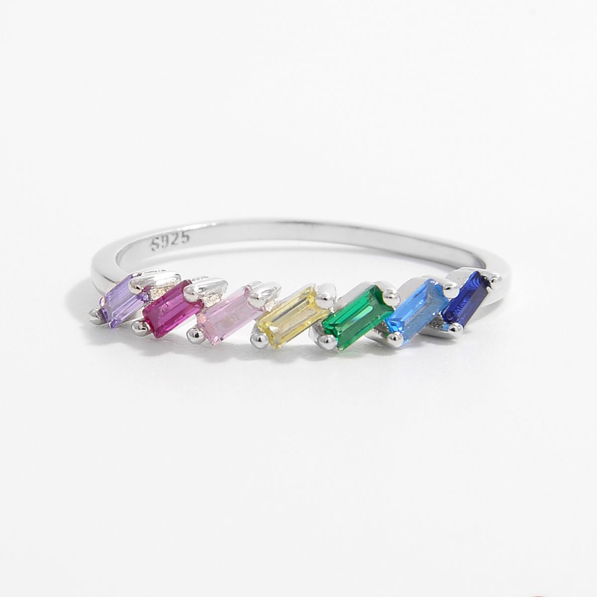 DCDI Unicorn -925 Sterling Silver Contrast Zircon Ring