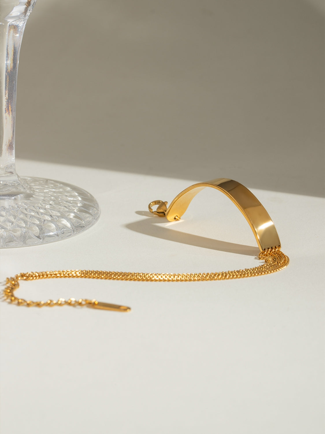DCDI Simplicity Bracelet In 18K Gold-Plated Stainless Steel