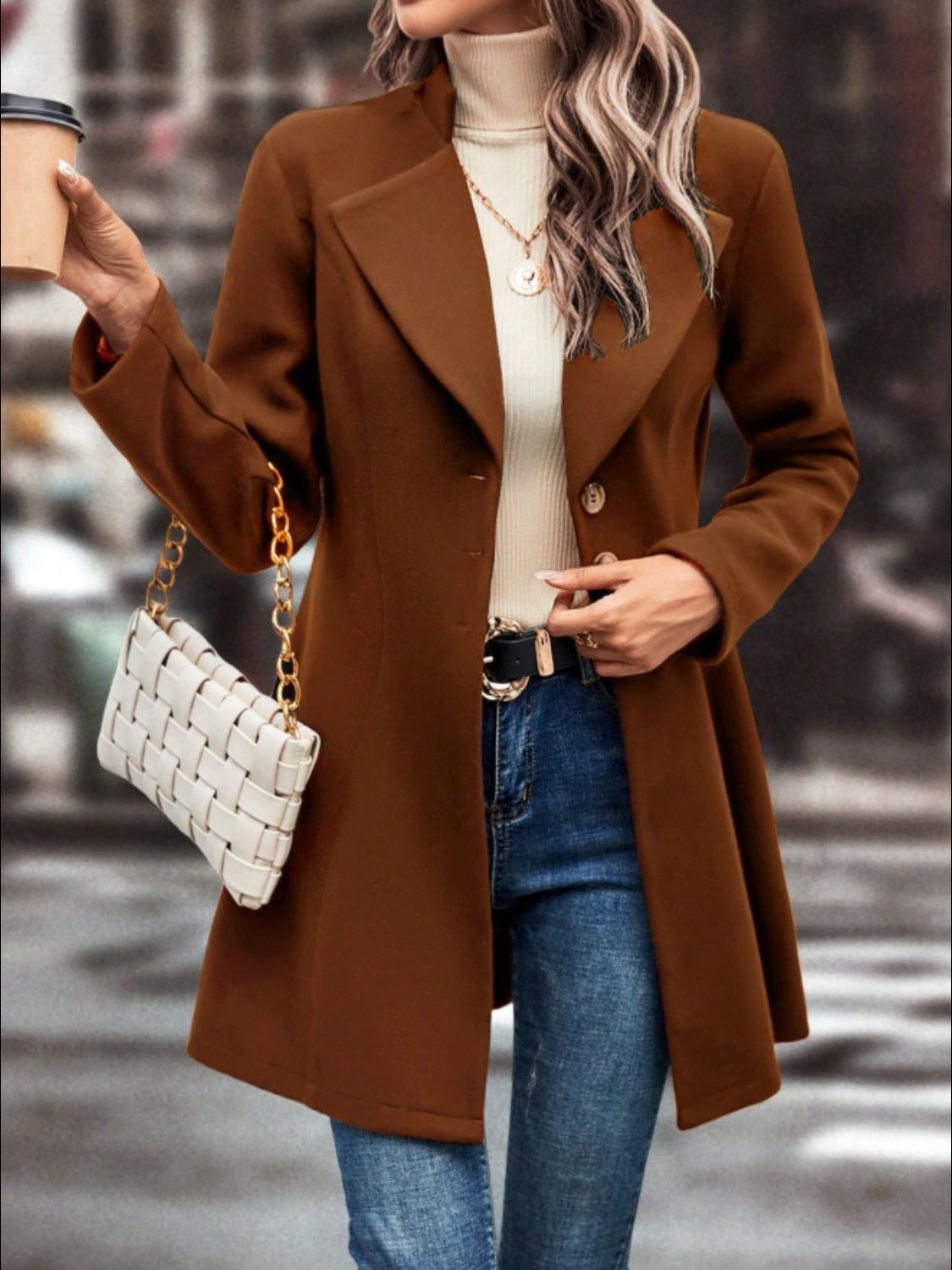 DS Tapered Pea Coat