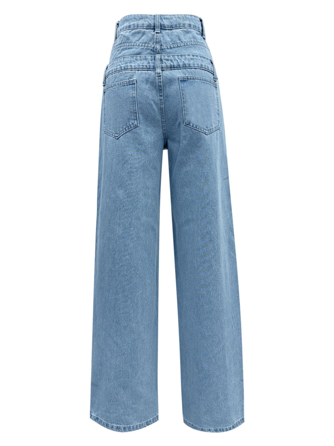 DS Premium Denim Luxury V10 Faux Layered High Waist Jeans