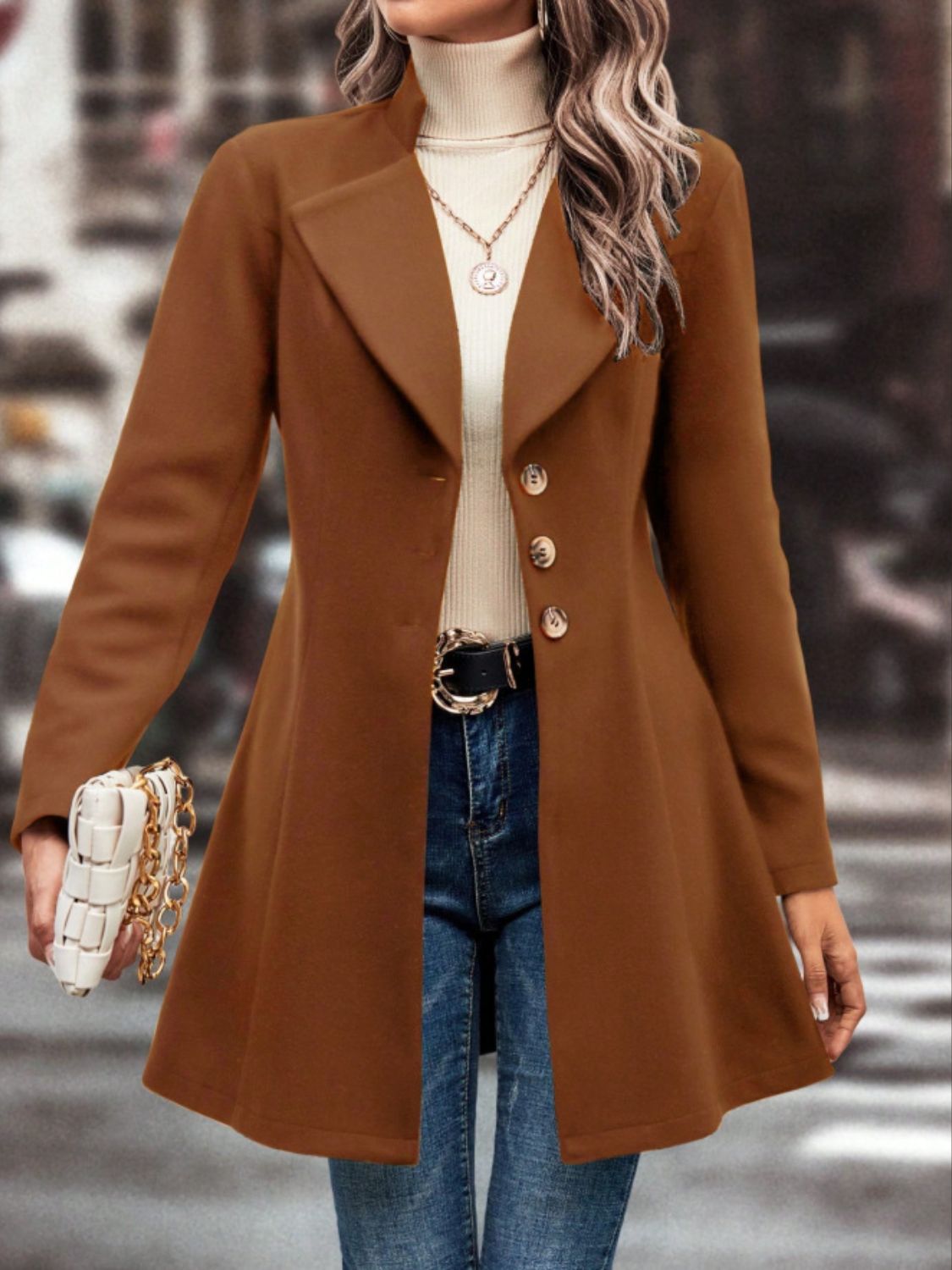DS Tapered Pea Coat