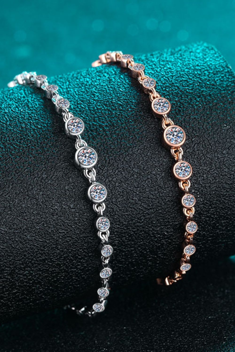 DCDI Seeds Of Prosperity -925 Sterling Silver Inlaid Moissanite Bracelet