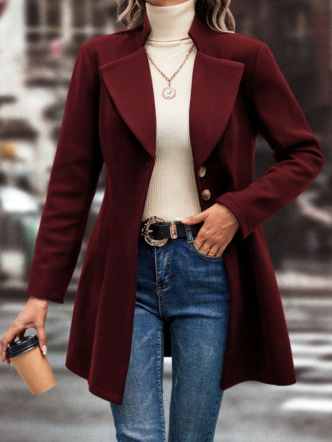DS Tapered Pea Coat